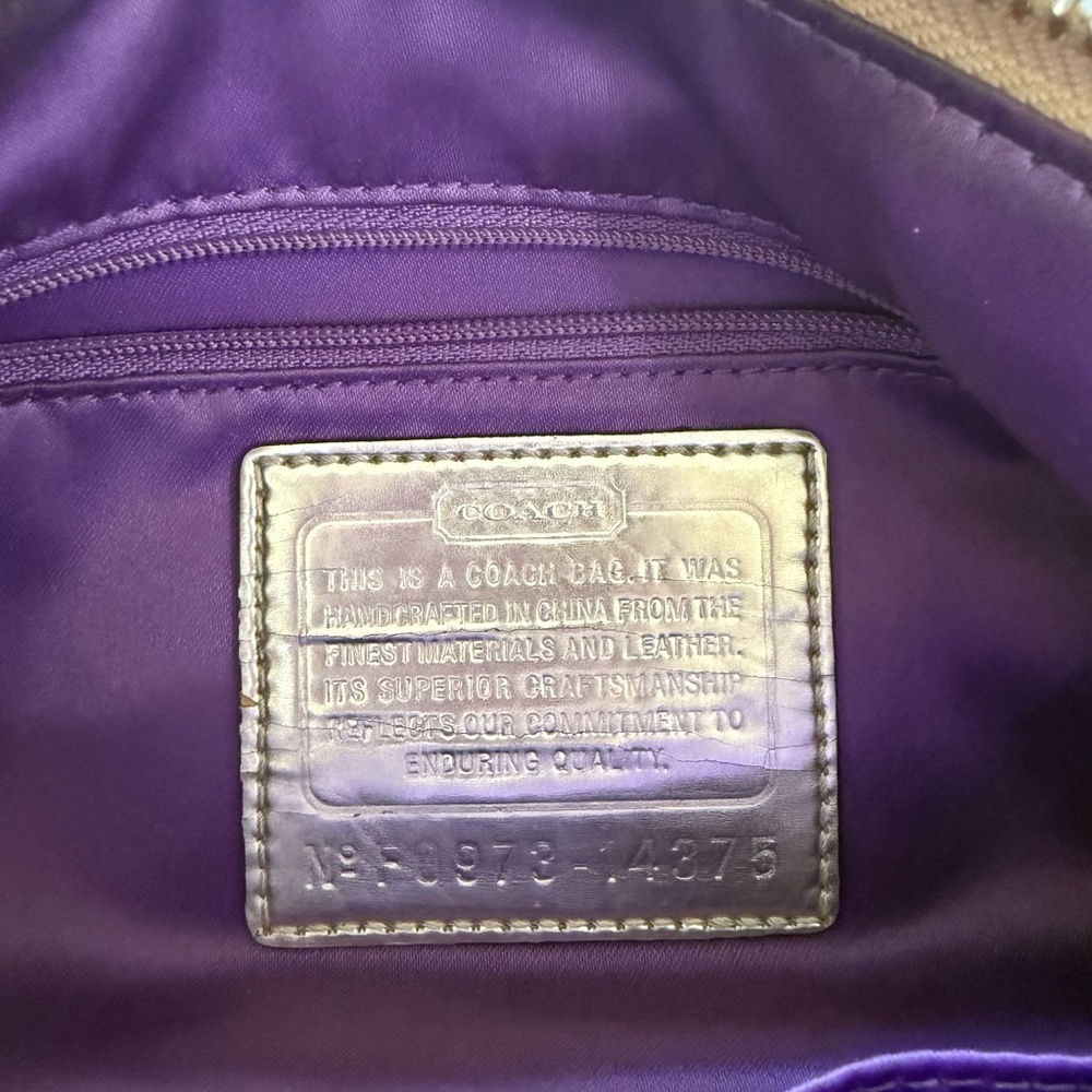 Coach Groovy Poppy Multicolor Satin Shoulder Bag — Y2K - Picture 5 of 7